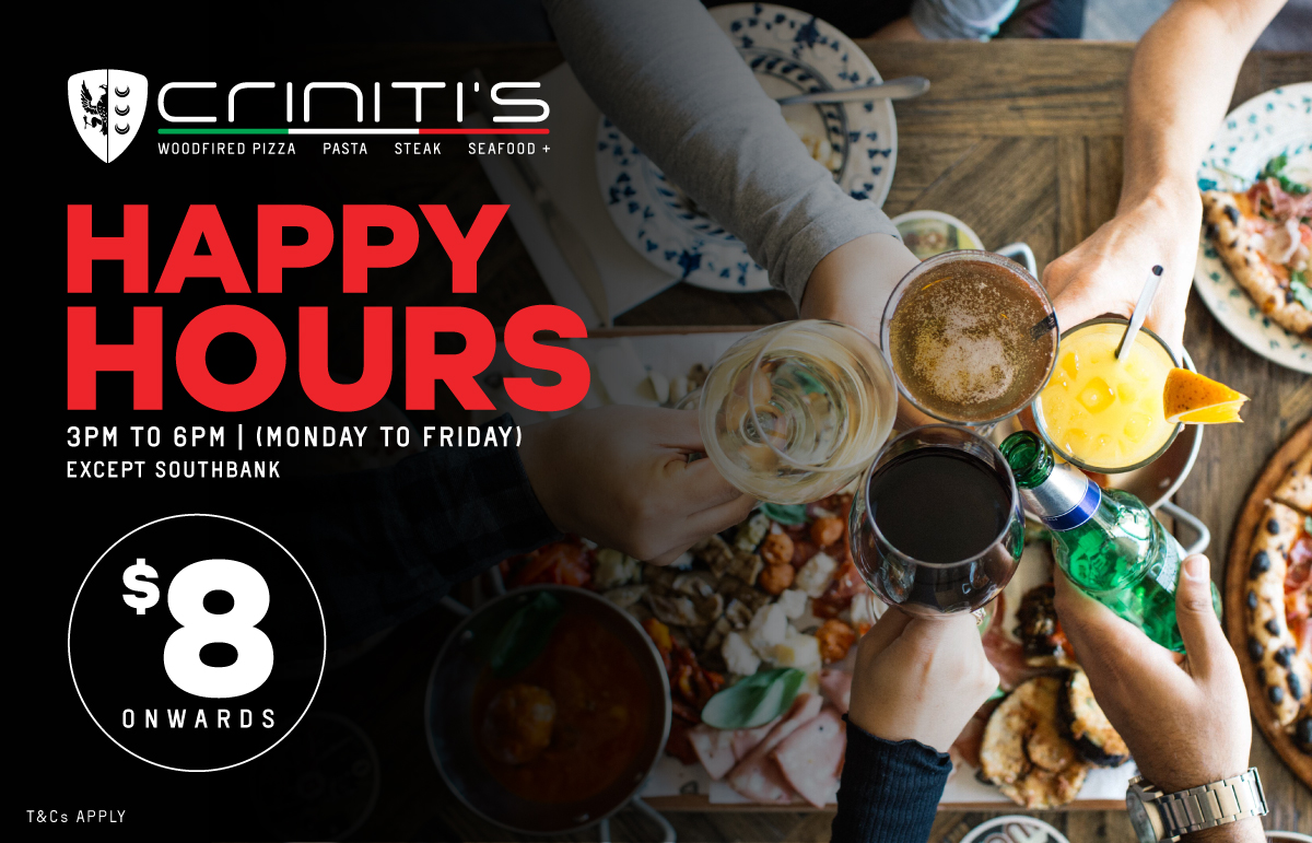 🍹 Happy Hour Specials! Weekdays 3-6 PM 🍹
