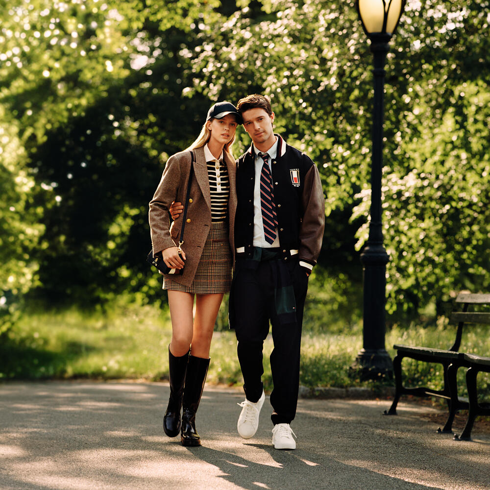 Patrick and Abby for Tommy: Undeniably New York in fresh new season styles