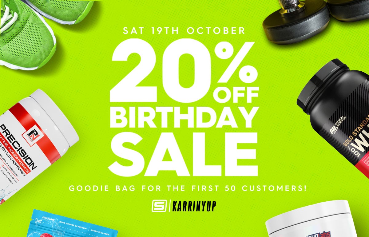 BDAY SALE 20% OFF STOREWIDE