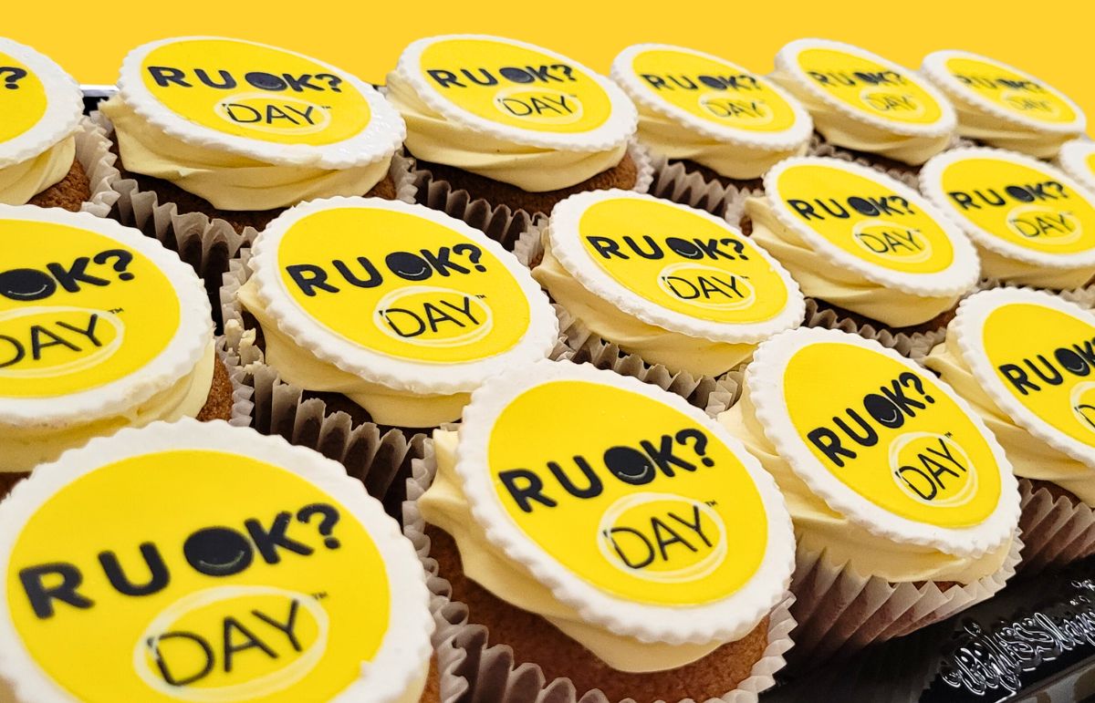 10% of proceeds from R U OK? Day cupcake sales go directly to R U OK? 