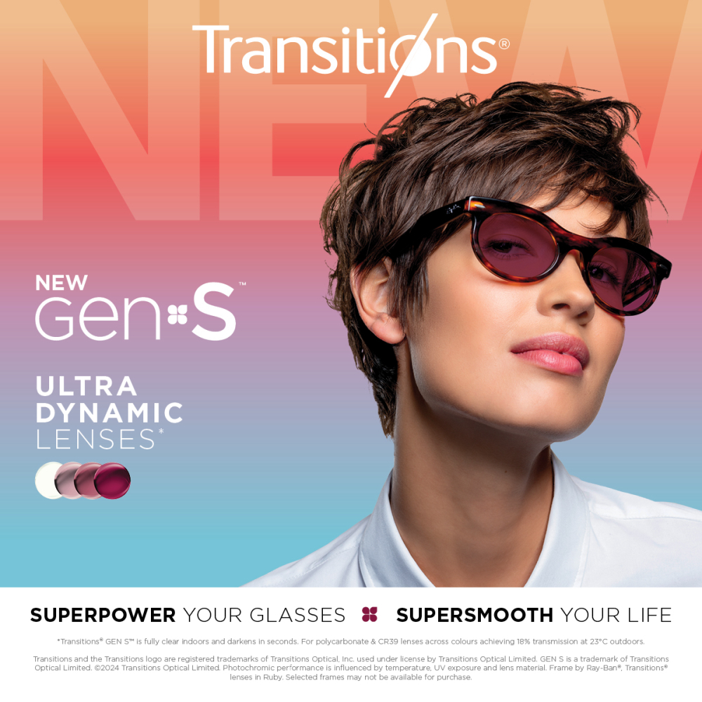 Discover Transitions® GEN S™ lenses at OPSM