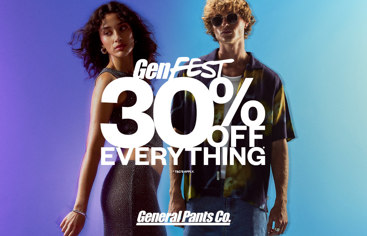 General Pants Co. - 30% Off Everything*